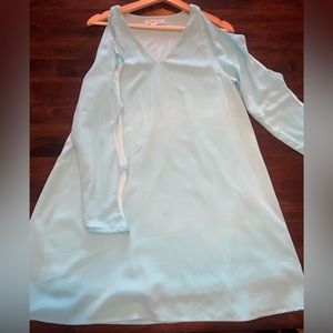 Love riche Aqua Blue Longsleeve dress